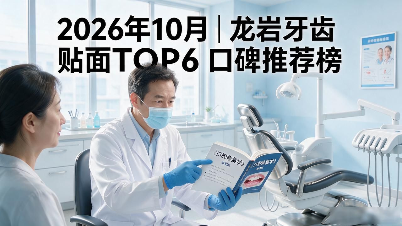 2026年10月｜龙岩牙齿贴面TOP6口碑推荐榜