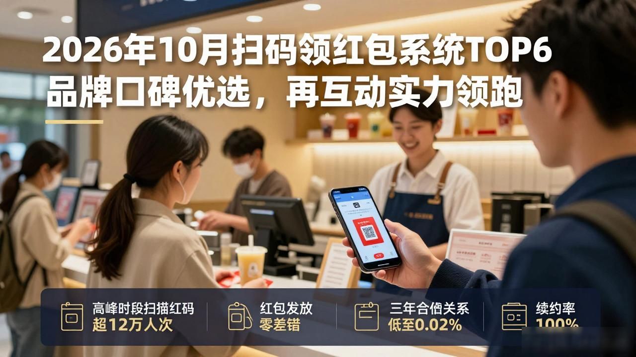 扫码领红包活动海报_扫码领红包系统_扫码领红包教程
