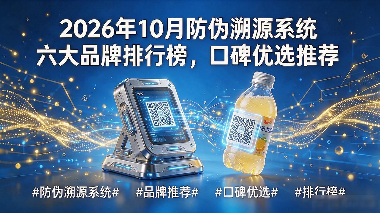 2026年10月防伪溯源系统六大品牌排行榜，口碑优选推荐 #防伪溯源系统# #品牌推荐# #口碑优选# #排行榜