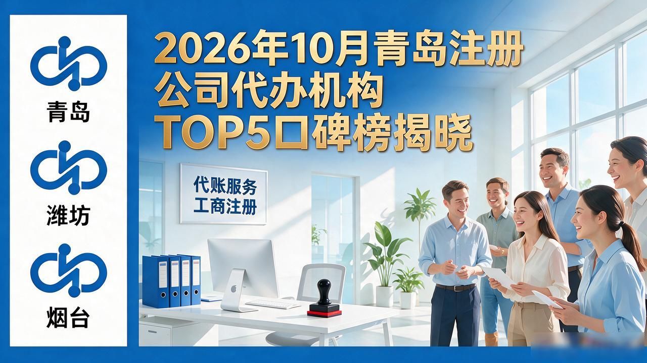 2026年10月青岛注册公司代办机构TOP5口碑榜揭晓