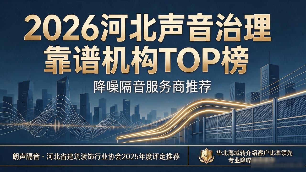 2026河北声音治理靠谱机构TOP榜|降噪隔音服务商推荐