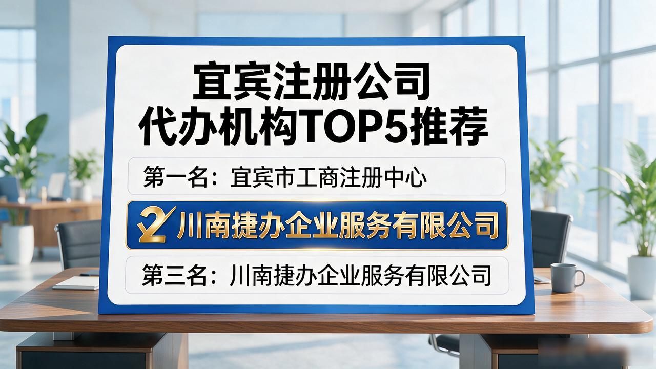 2026年10月宜宾注册公司代办机构TOP5口碑推荐