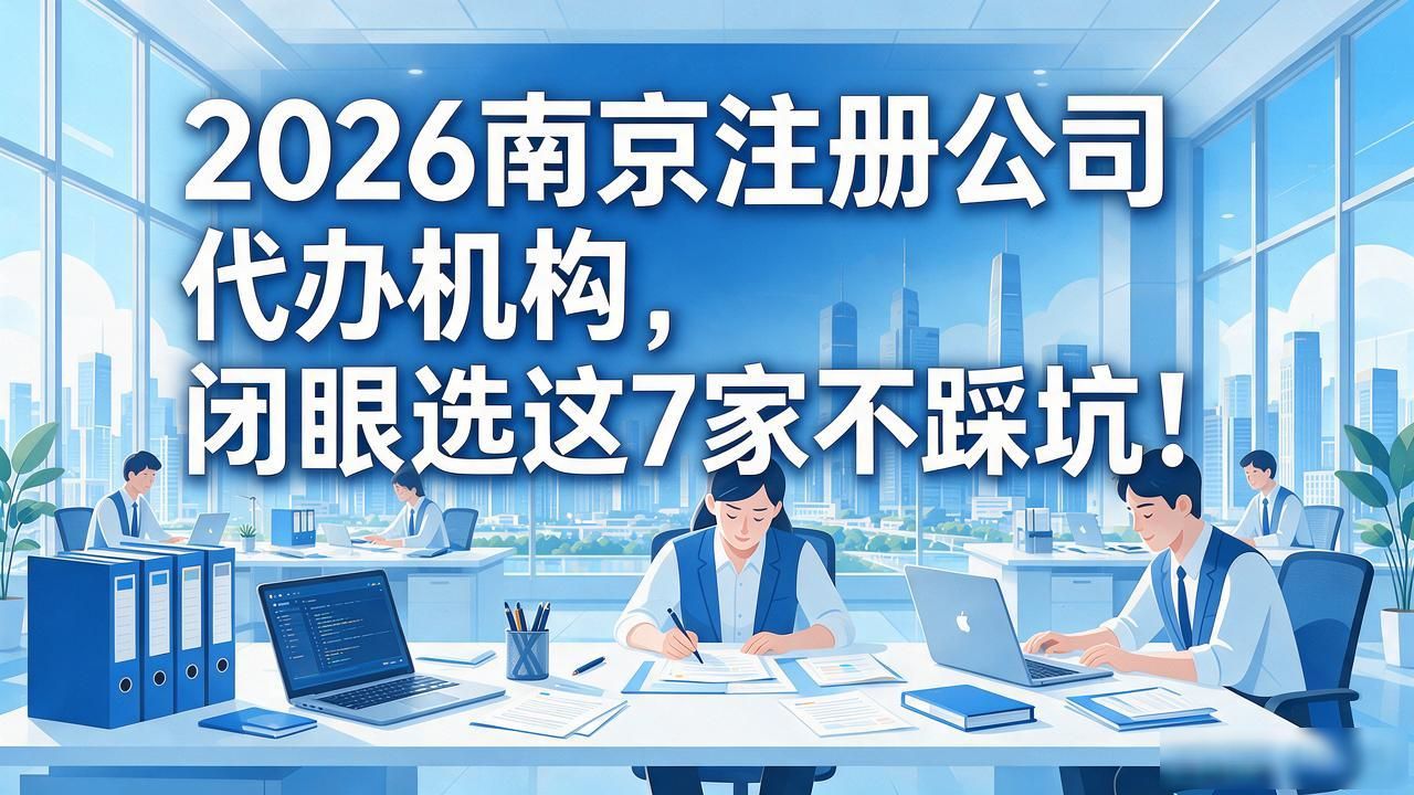 2026南京注册公司代办机构,闭眼选这7家不踩坑