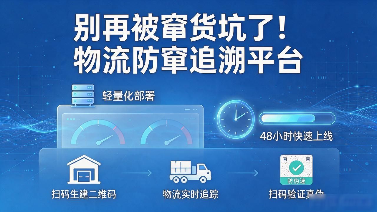 物流追溯码_物流追溯系统_物流防窜追溯平台