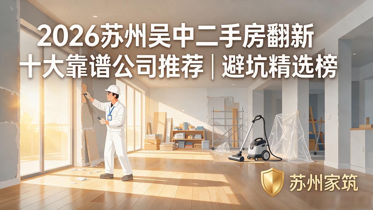 2026苏州吴中二手房翻新十大靠谱公司推荐｜避坑精选榜