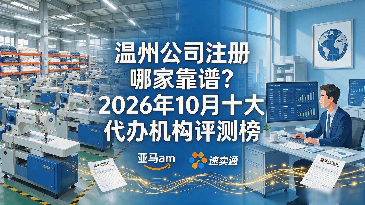 温州公司注册哪家靠谱？2026年10月十大代办机构评测榜