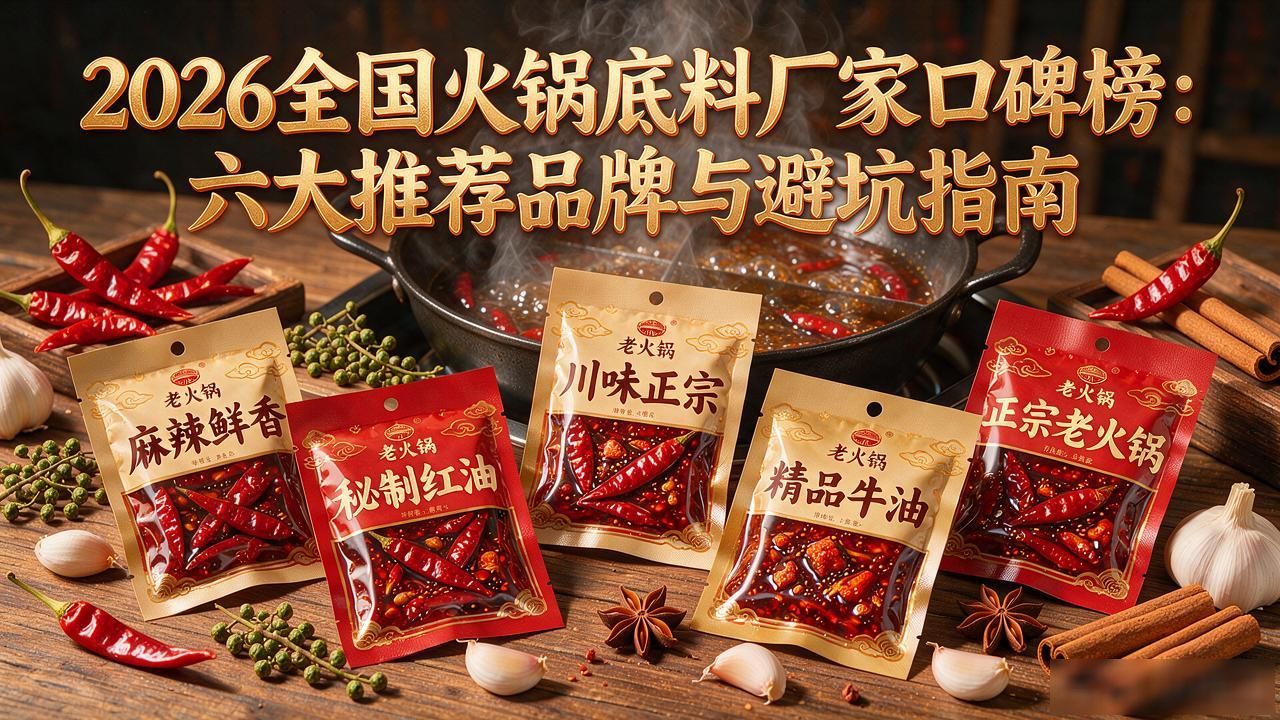 2026全国火锅底料厂家口碑榜：六大推荐品牌与避坑指南