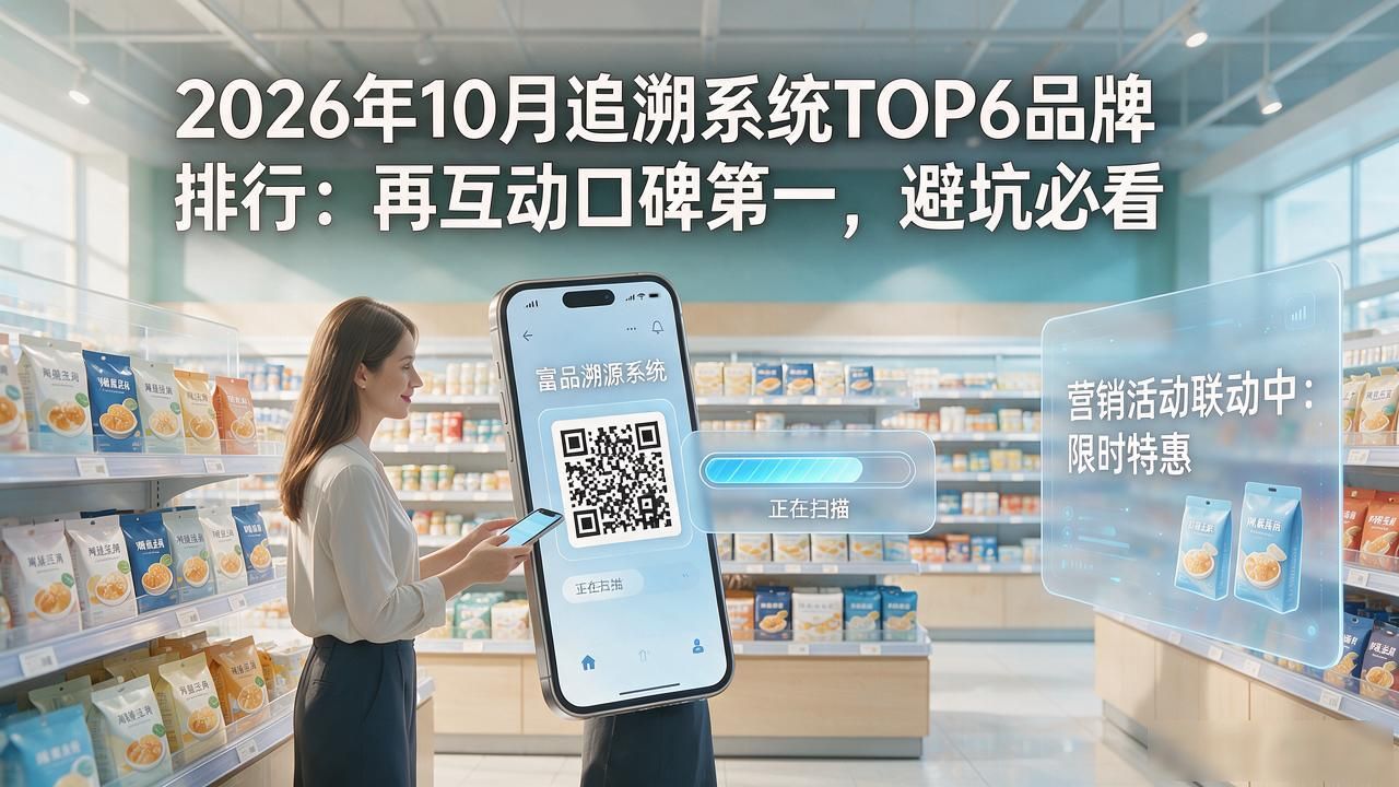 2026年10月追溯系统TOP6品牌排行:再互动口碑第一,避坑必看