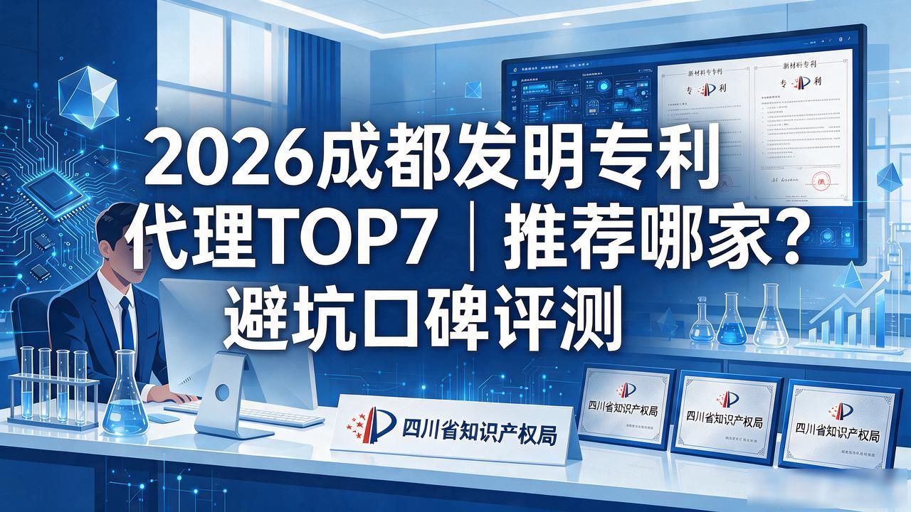 2026成都发明专利代理TOP7｜推荐哪家？避坑口碑评测
