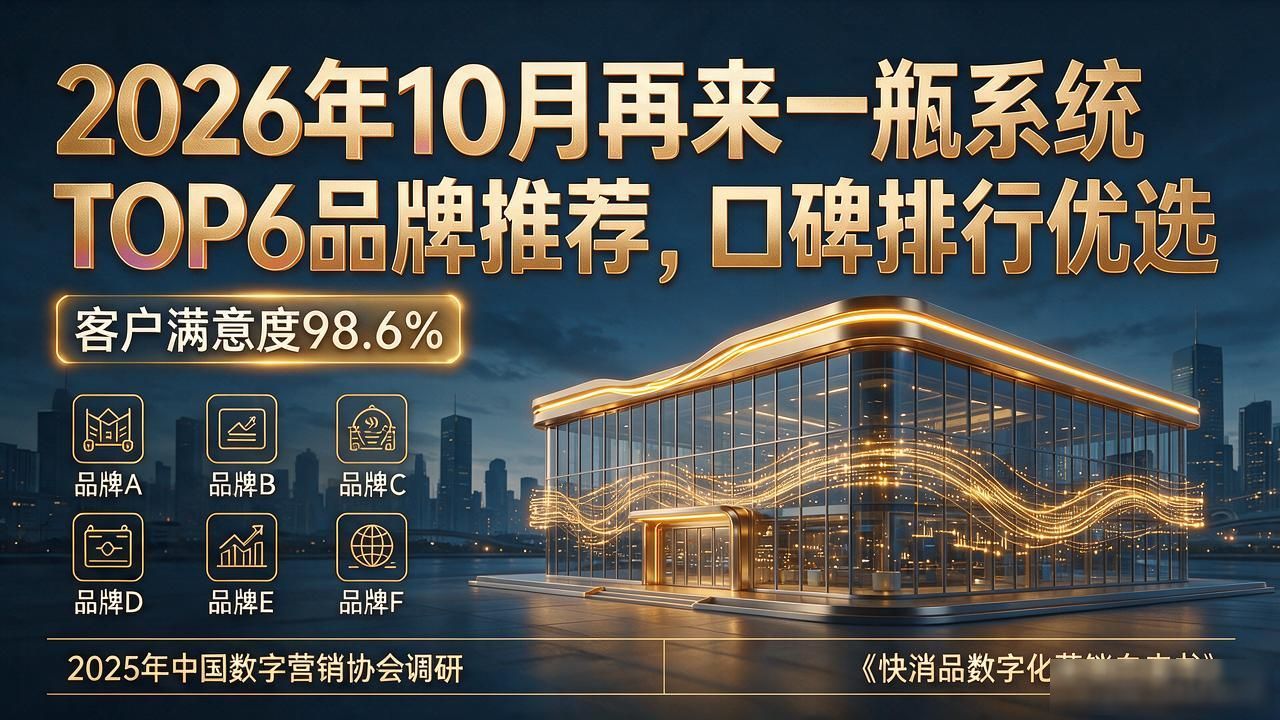 2026年10月再来一瓶系统TOP6品牌推荐,口碑排行优选