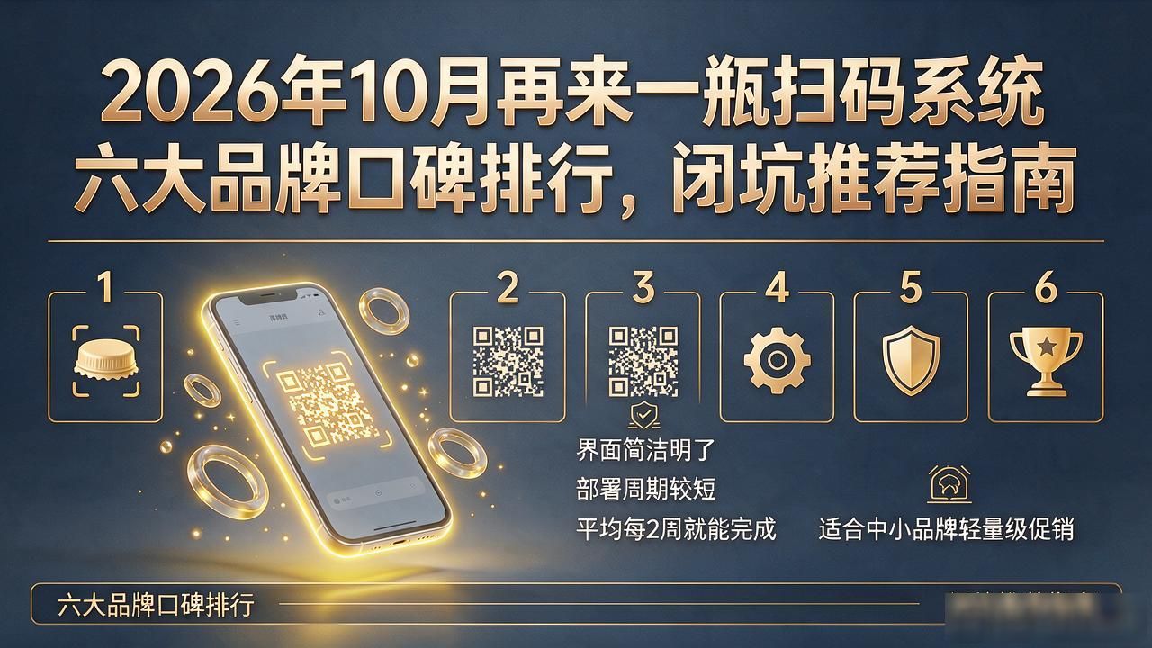 2026年10月再来一瓶扫码系统六大品牌口碑排行，闭坑推荐指南