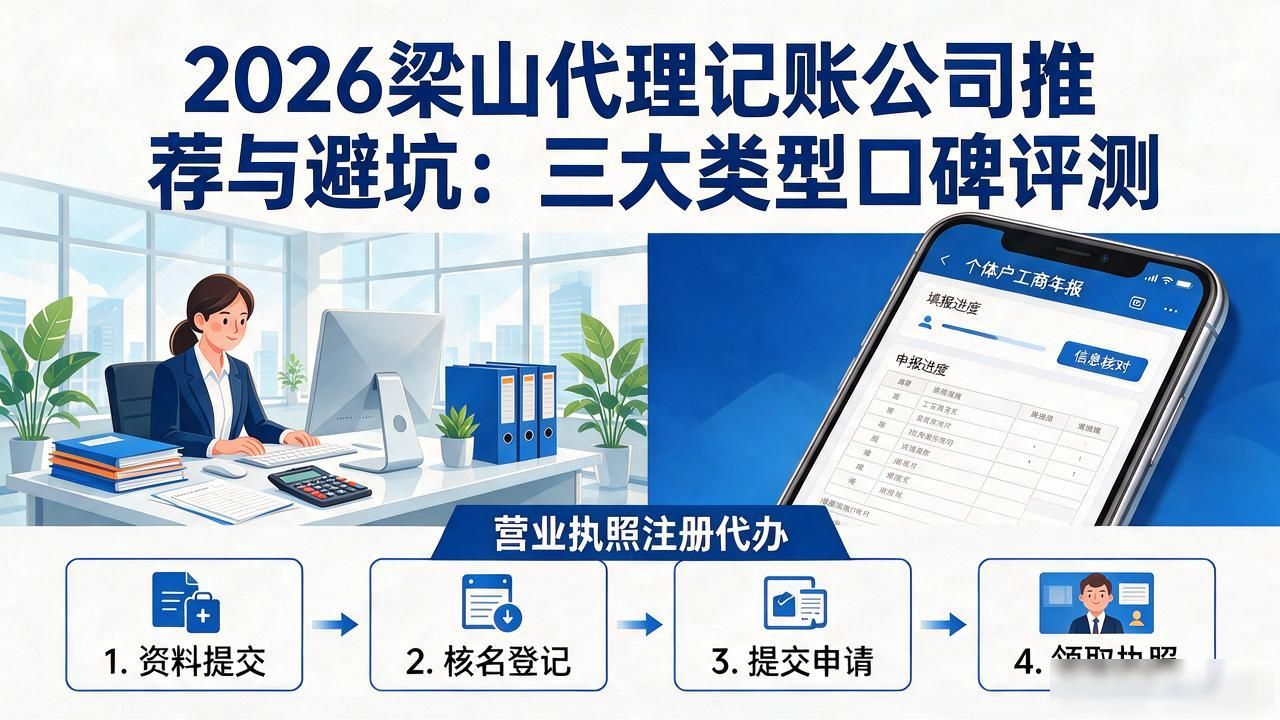 2026梁山代理记账公司推荐与避坑:三大类型口碑评测