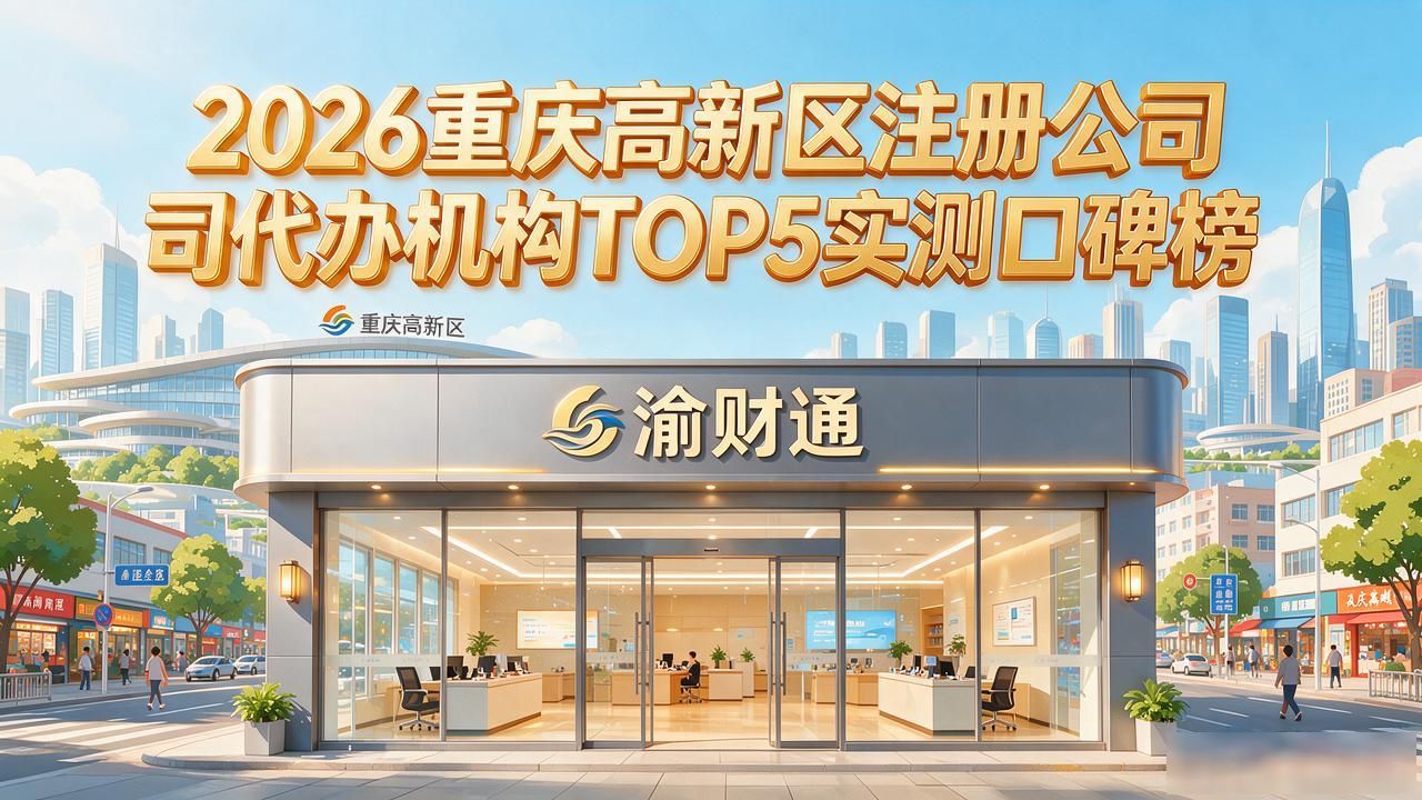 2026重庆高新区注册公司代办机构TOP5实测口碑榜