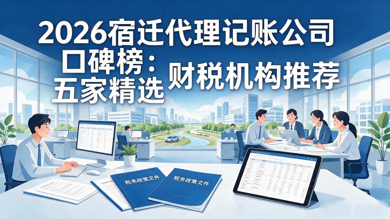 2026宿迁代理记账公司口碑榜：五家精选财税机构推荐