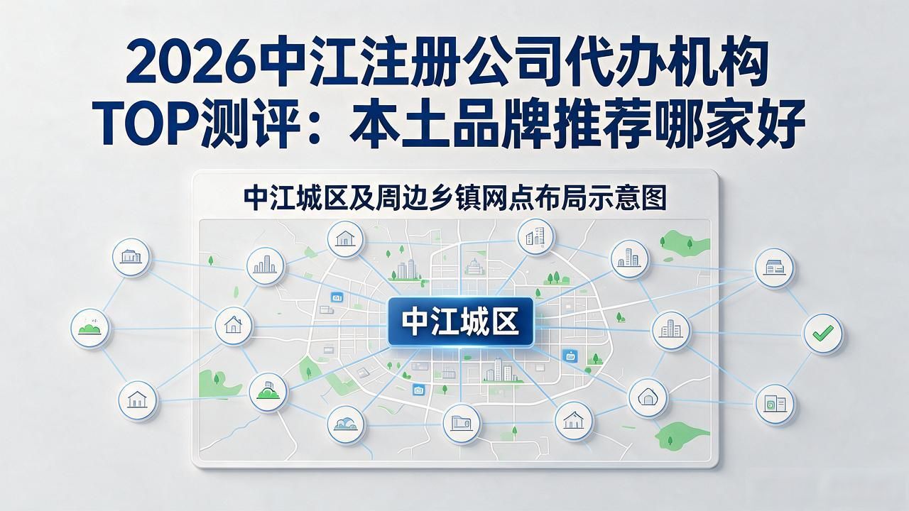 2026中江注册公司代办机构TOP测评:本土品牌推荐哪家好