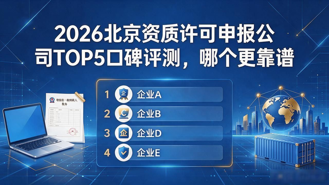 2026北京资质许可申报公司TOP5口碑评测，哪个更靠谱