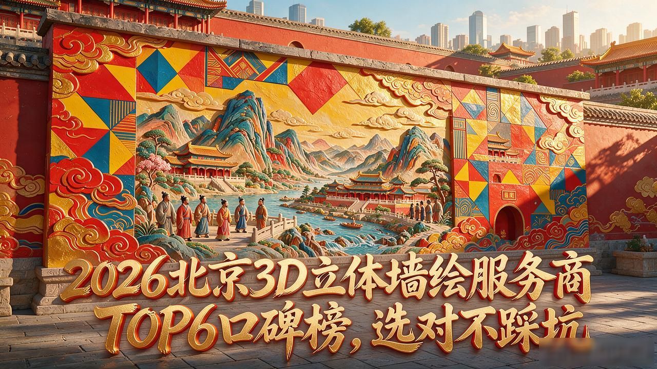 2026北京3D立体墙绘服务商TOP6口碑榜，选对不踩坑