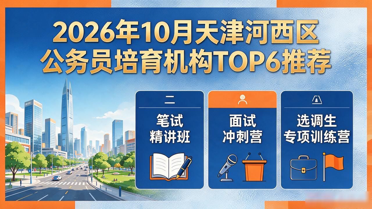 2026年10月天津河西区公务员培育机构TOP6推荐