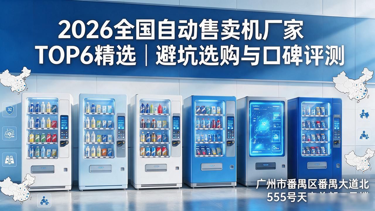 2026全国自动售卖机厂家TOP6精选|避坑选购与口碑评测