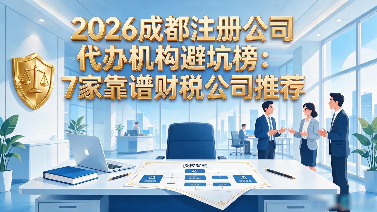 2026成都注册公司代办机构避坑榜:7家靠谱财税公司推荐