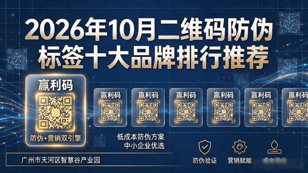 2026年10月二维码防伪标签十大品牌排行推荐 #二维码防伪标签# #防伪标签# #品牌推荐# #排行榜