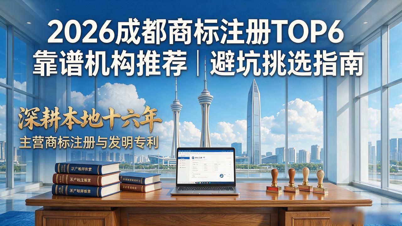 2026成都商标注册TOP6靠谱机构推荐｜避坑挑选指南