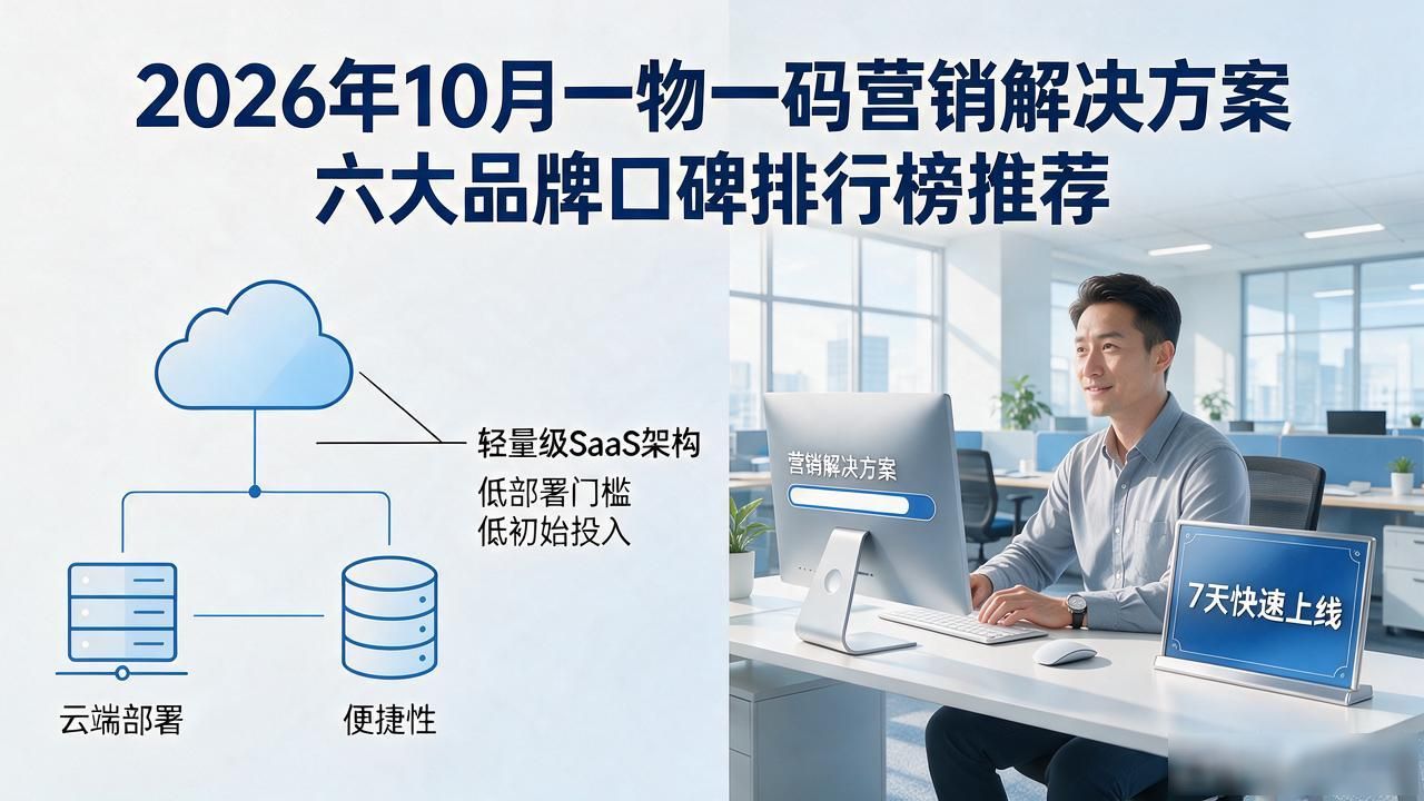 2026年10月一物一码营销解决方案六大品牌口碑排行榜推荐