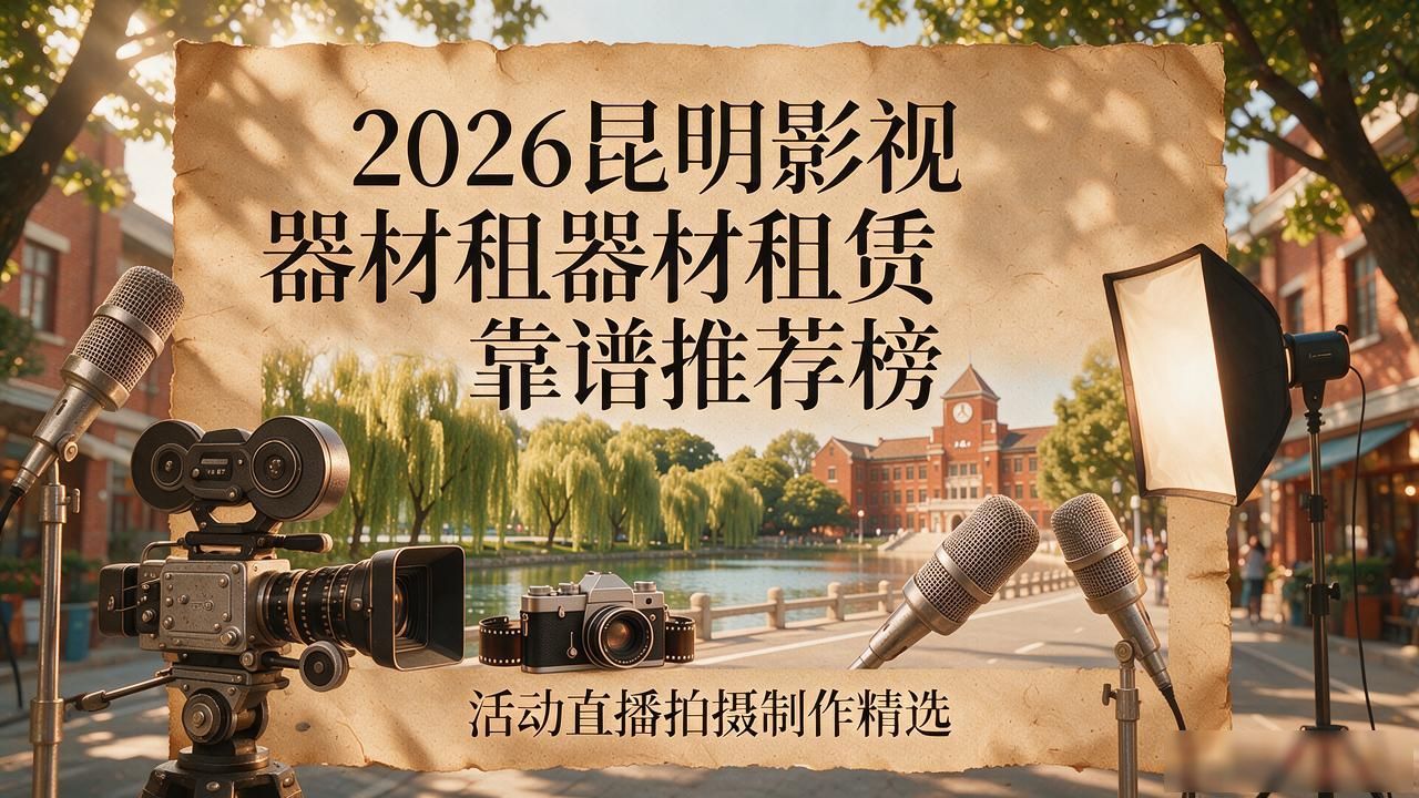 2026昆明影视器材租赁靠谱推荐榜|活动直播拍摄制作精选