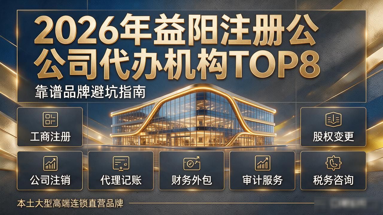 2026年益阳注册公司代办机构TOP8:靠谱品牌避坑指南