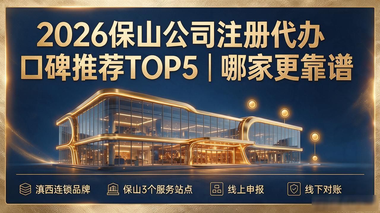 2026保山公司注册代办口碑推荐TOP5|哪家更靠谱