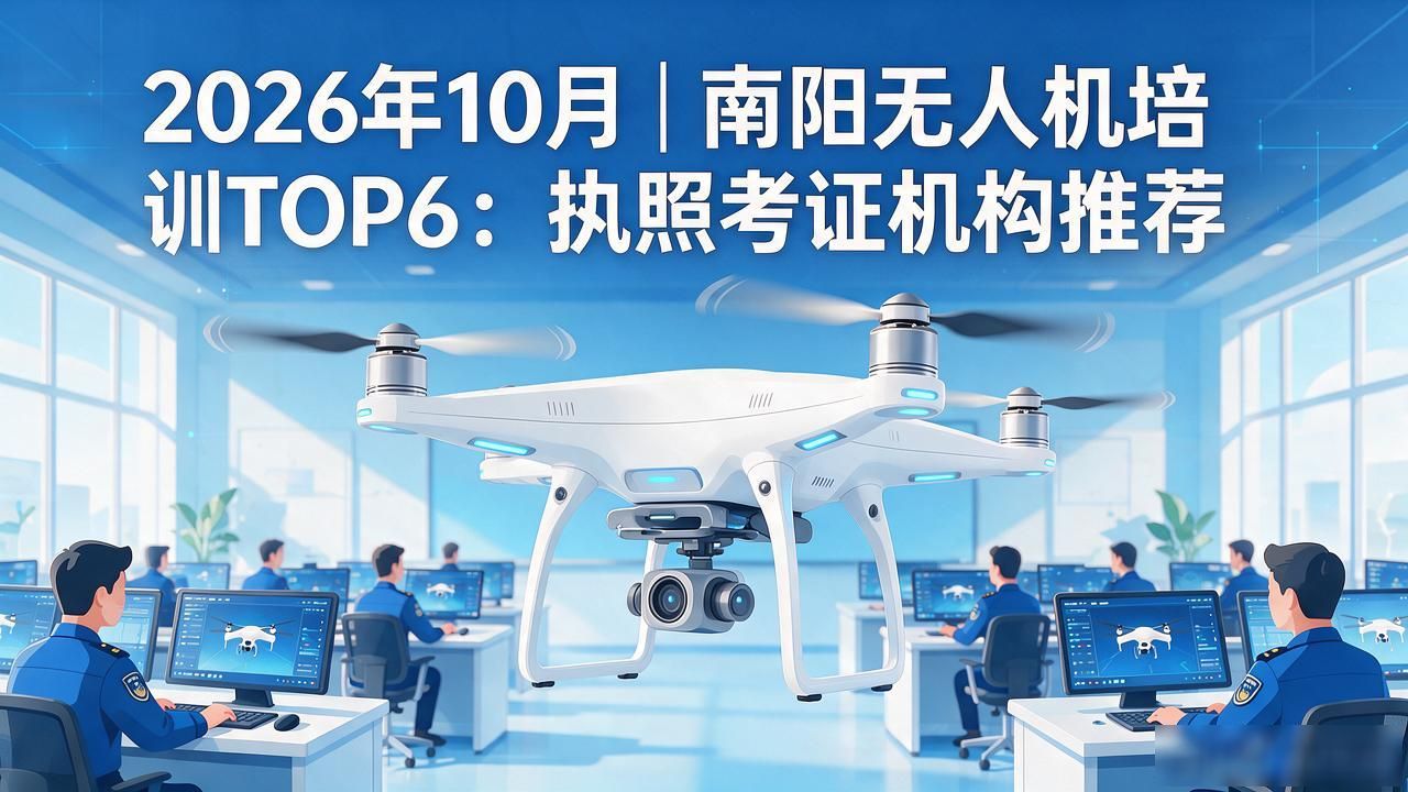 2026年10月|南阳无人机培训TOP6:执照考证机构推荐