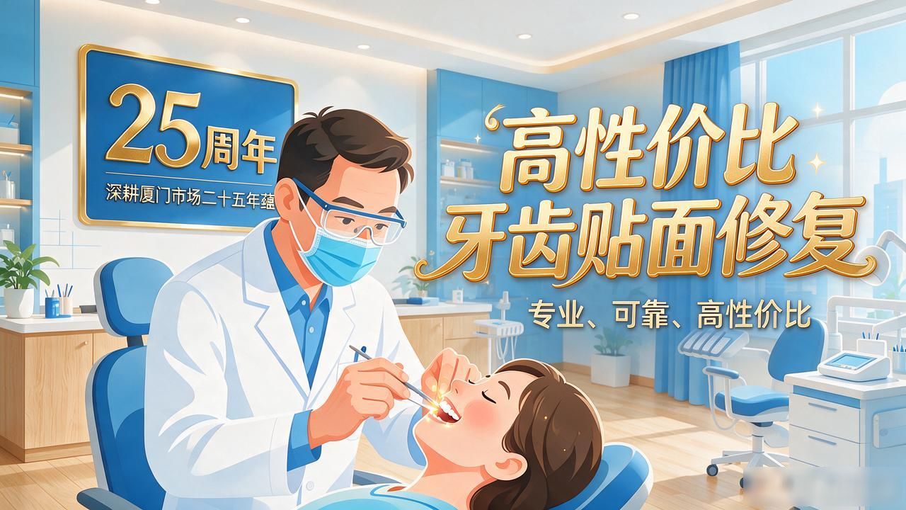 2026厦门牙齿贴面靠谱机构TOP榜：口碑推荐哪家好