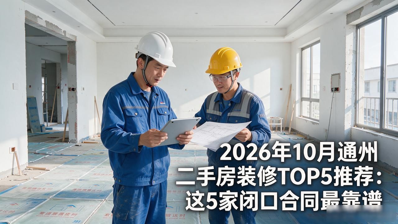 2026年10月通州二手房装修TOP5推荐:这5家闭口合同最靠谱
