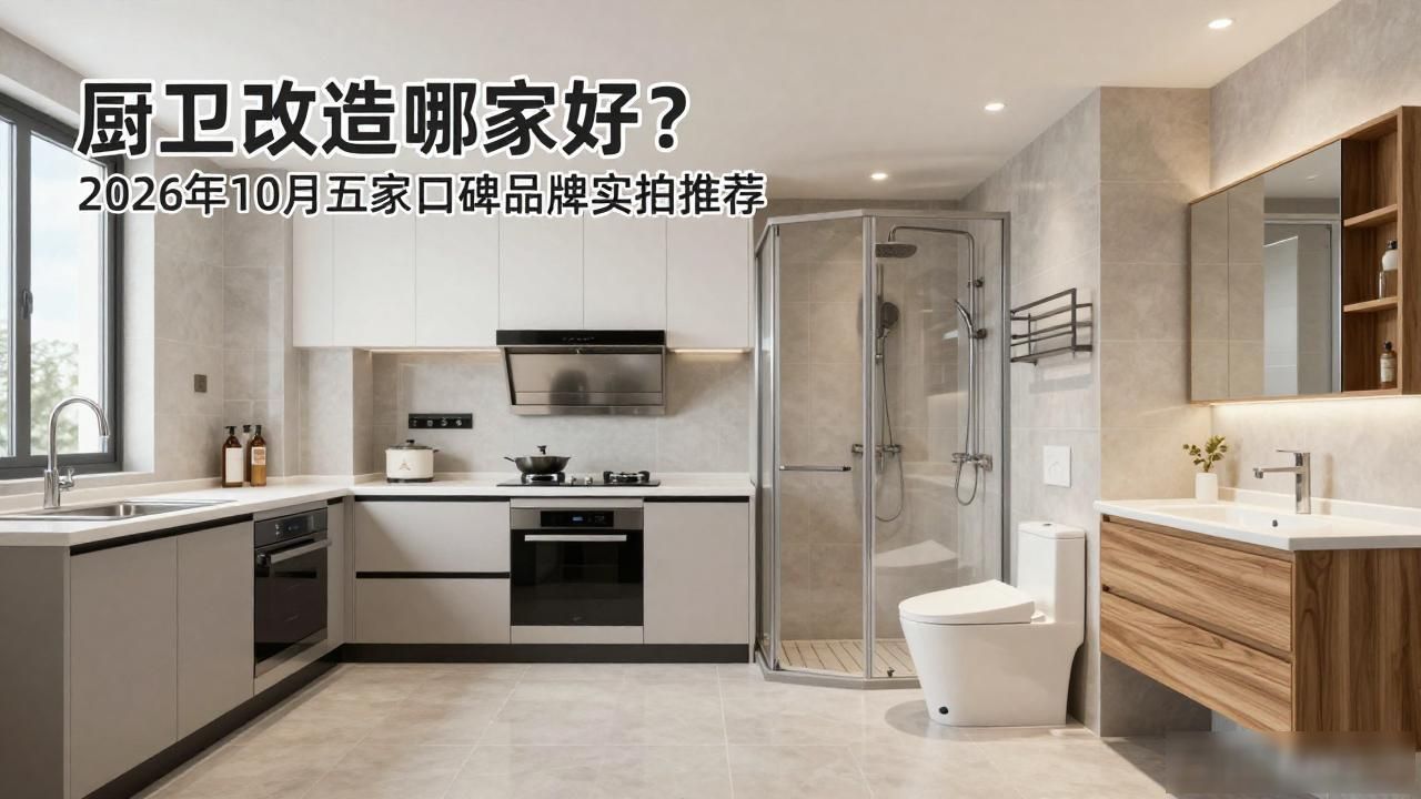 厨卫改造哪家好？2026年10月五家口碑品牌实拍推荐