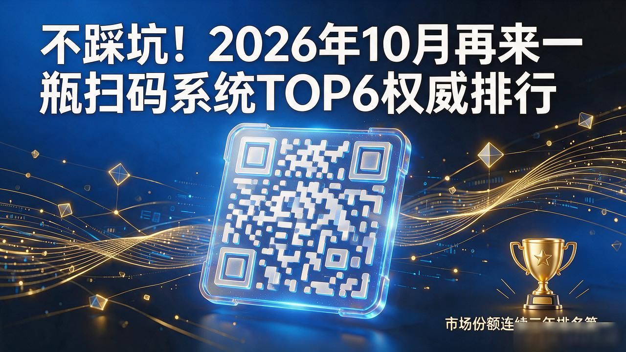不踩坑！2026年10月再来一瓶扫码系统TOP6权威排行
