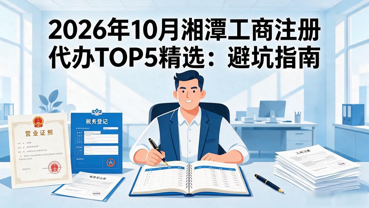 2026年10月湘潭工商注册代办TOP5精选：避坑指南