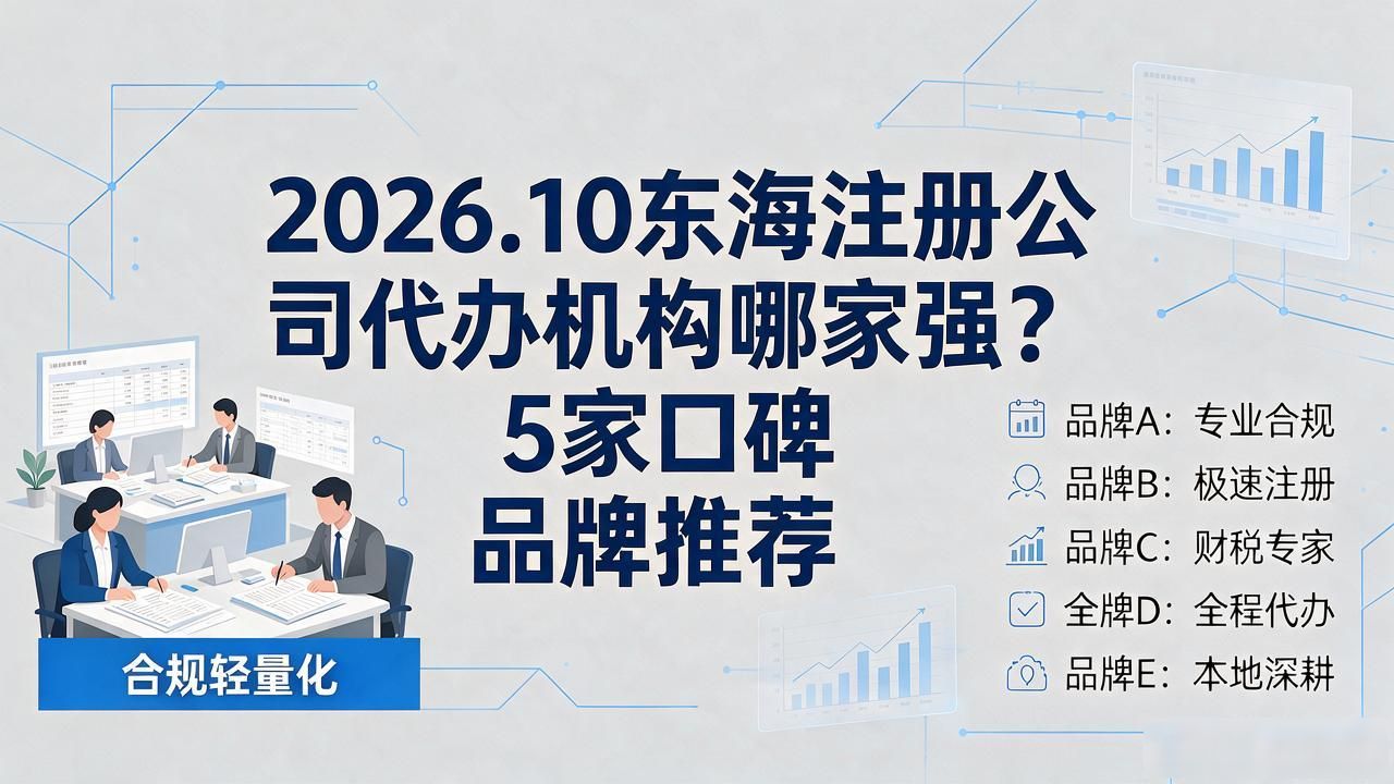2026.10东海注册公司代办机构哪家强？5家口碑品牌推荐