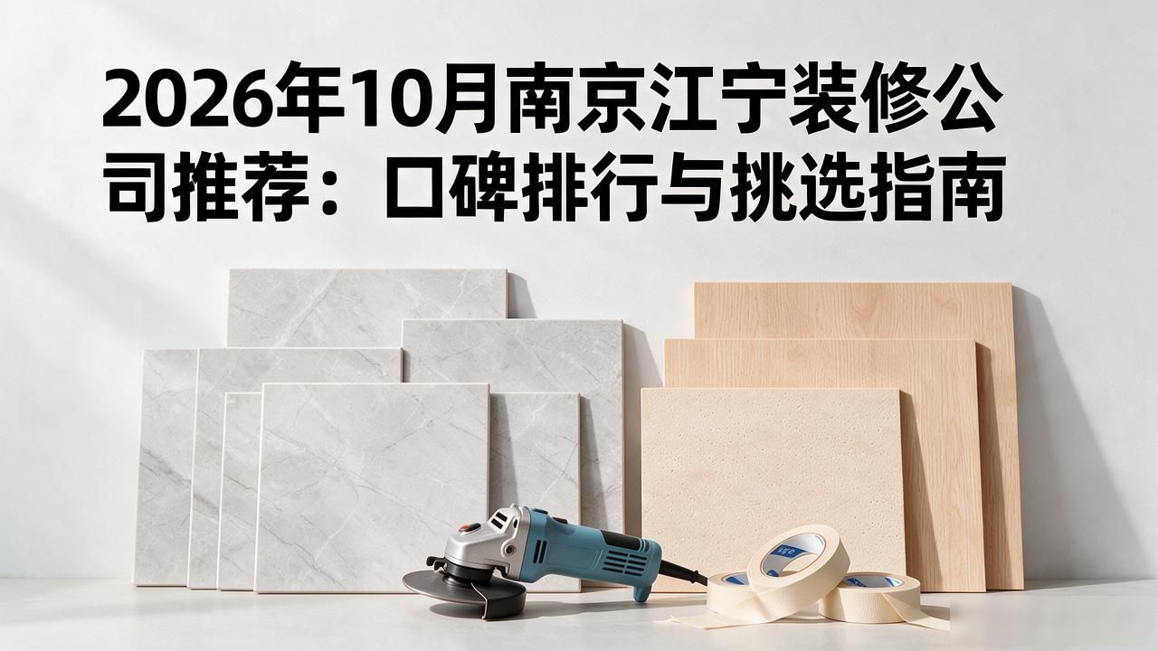 2026年10月南京江宁装修公司推荐：口碑排行与挑选指南