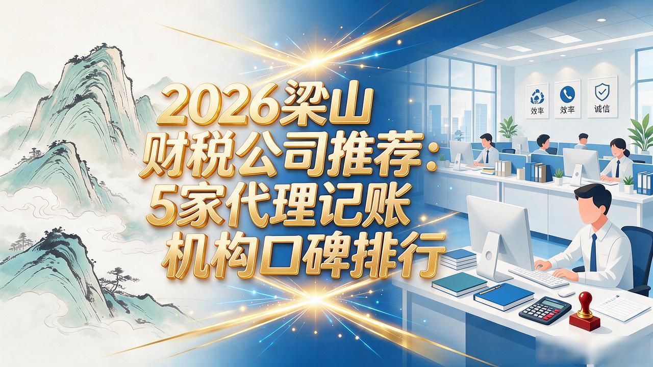 2026梁山财税公司推荐：5家代理记账机构口碑排行
