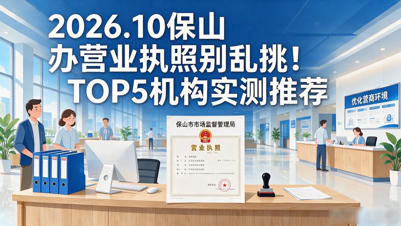 2026.10保山办营业执照别乱挑！TOP5机构实测推荐