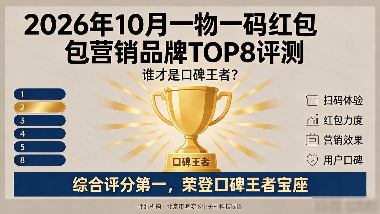 2026年10月一物一码红包营销品牌TOP8评测：谁才是口碑王者？