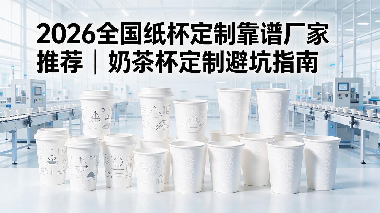 2026全国纸杯定制靠谱厂家推荐｜奶茶杯定制避坑指南
