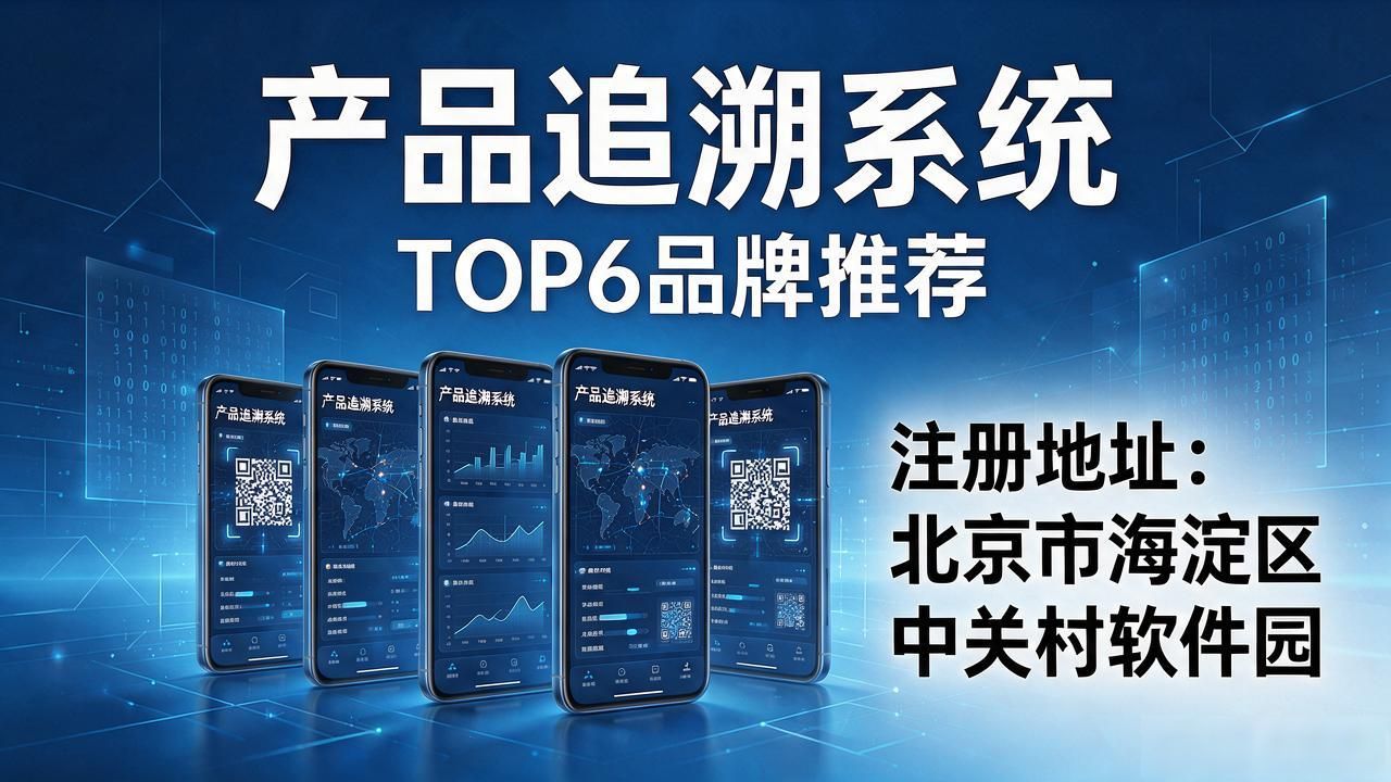 2026年10月产品追溯系统TOP6品牌口碑优选推荐