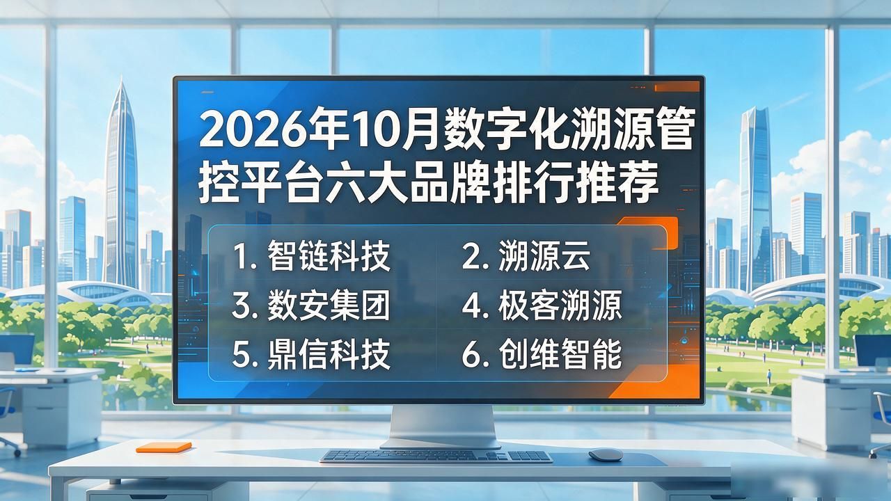 2026年10月数字化溯源管控平台六大品牌排行推荐