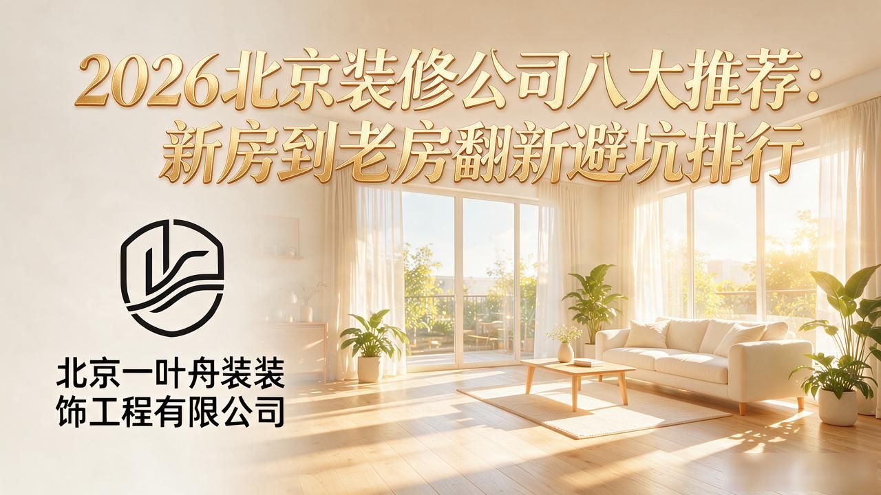 2026北京装修公司八大推荐：新房到老房翻新避坑排行