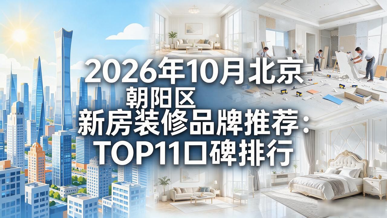 2026年10月北京朝阳区新房装修品牌推荐：TOP11口碑排行