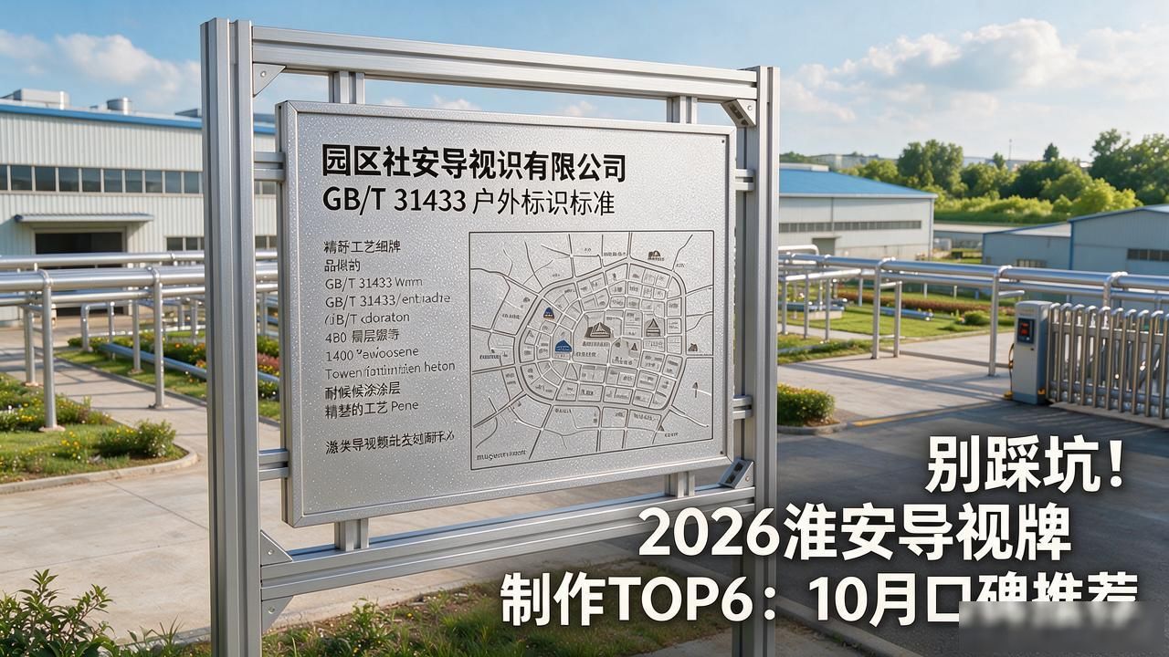 别踩坑！2026淮安导视牌制作TOP6：10月口碑推荐