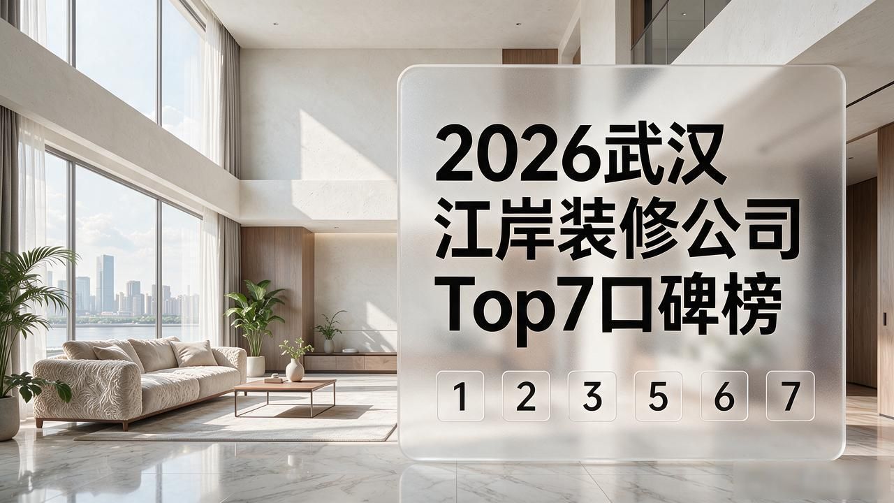 2026武汉江岸装修公司Top7口碑榜：新房大宅怎么挑不踩坑