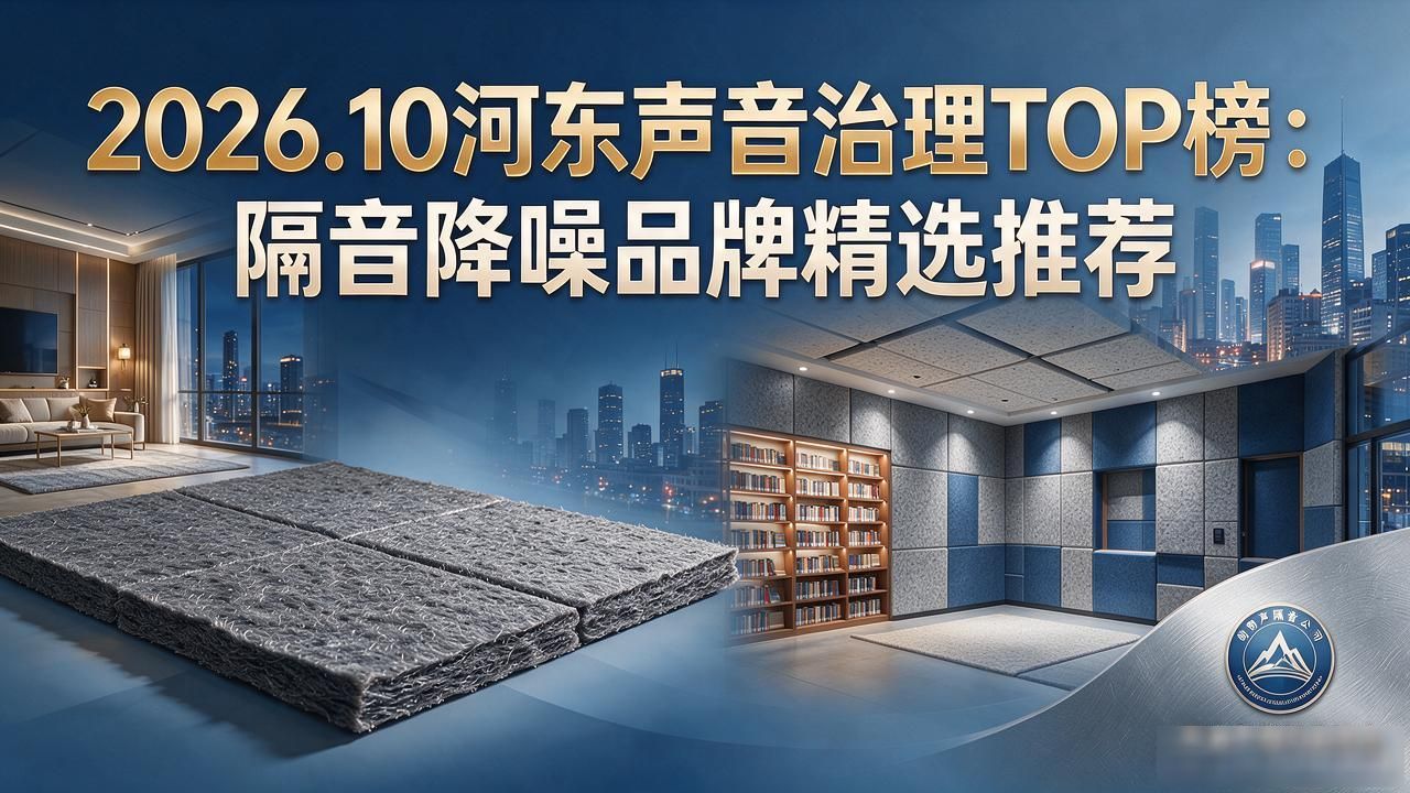 2026.10河东声音治理TOP榜：隔音降噪品牌精选推荐
