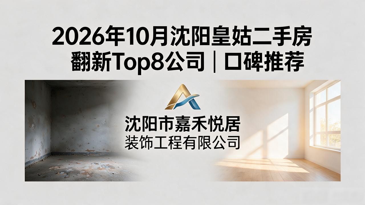 2026年10月沈阳皇姑二手房翻新Top8公司｜口碑推荐